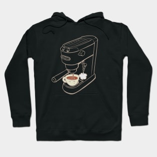 Espresso Coffee Machine Hoodie